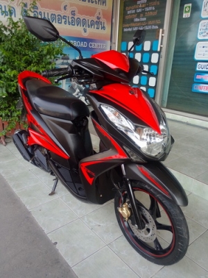 Mio125i GTX ตัวท็อป(ล้อแม็คแท้) รถปี57 สีดำ-แดง หัวฉีดประหยัดน้ำมัน สวยๆครับ