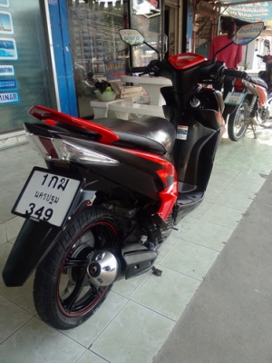 Mio125i GTX ตัวท็อป(ล้อแม็คแท้) รถปี57 สีดำ-แดง หัวฉีดประหยัดน้ำมัน สวยๆครับ