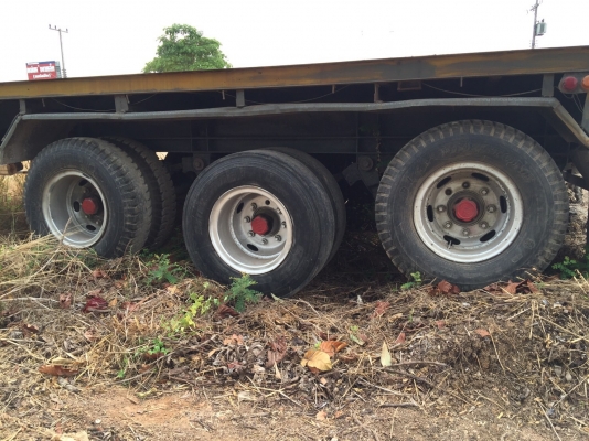 ขายหางพื้นเรียบ3เพลาแท้ๆๆ ยาว12.5ม ยางแท้ทุกเส้น พร้อมใช้