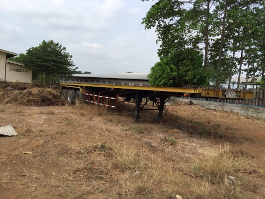 ขายหางพื้นเรียบ3เพลาแท้ๆๆ ยาว12.5ม ยางแท้ทุกเส้น พร้อมใช้