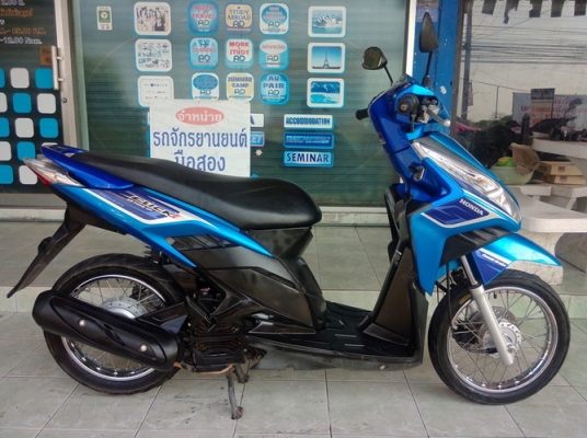 Honda Click 110i รถปี2553 สีน้ำเงิน สวยๆเครื่องดีเยี่ยม ราคาถูกครับ