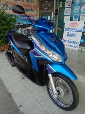 Honda Click 110i รถปี2553 สีน้ำเงิน สวยๆเครื่องดีเยี่ยม ราคาถูกครับ