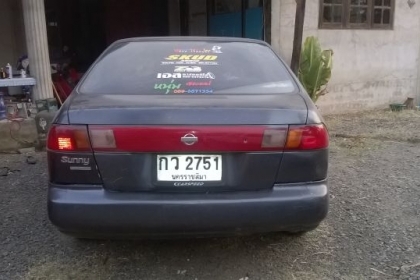 Nissan Sunny เครื่องดีมากขับทางไกลเยี่ยม เกียร์ธรรมดา พวงมาลัยเพาเวอร์ แอร์เย็นจัด พร้อมใช้ขายตามสภาพ