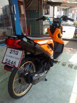 Zoomer X รถปี57 หัวฉีดประหยัดน้ำมัน แต่งสวยภายนอก ภาษีไม่ขาด ราคาถูกครับ