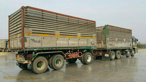 ขายรถพ่วง 24 ล้อ แม่-ลูก กระบะคอกเกษตรไม้ดั้ม อู่.ซุ่นชัย HINO PROFIA เครื่อง.K13C-335 แรง 7 เกียร์ ราคา.1650000 ต่อรอง ขายรถพ่วง 24 ล้อ แม่-ลูก กระบะคอกเกษตรไม้ดั้ม อู่.ซุ่นชัย HINO PROFIA เครื่อง.K13C-335 แรง 7 เกียร์ ราคา.1650000 ต่อรอง