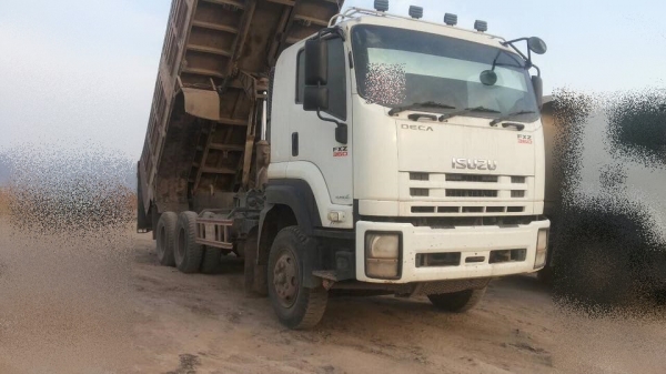 รถสิบล้อ ISUZU DECA FXZ360แรง โฉมปี 53 กะบะดั้มเสรีชัยพัฒนา รถสวยพร้อมใช้งาน ราคาต่อรองได้