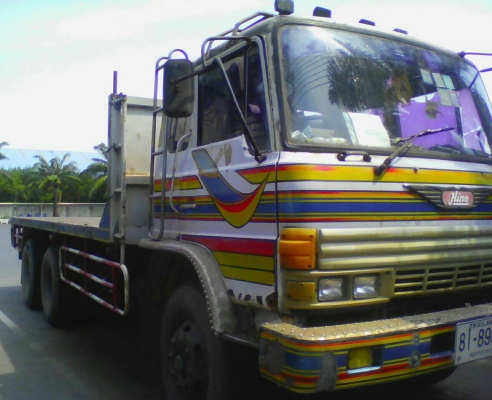 สิบล้อ ฮีโน่ FL17 EH700 เพาเดียว พ.เวอร์ เบรคทิฟฟี้ พื้นเรียบ ยาว6.30ม สภาพดีเดิมๆพร้อมใช้ ทะเบียนพร้อมโอน