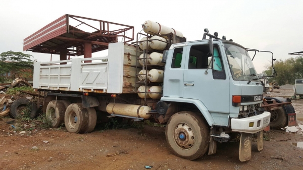 ขาย 10 ล้อดั้ม ROCKY 240 FXZ23NFPF R เครื่อง 6SD1 โบอินเตอร์ 270 แรงม้า เกียร์ Easton ติดแก๊ส NGV 10 ถัง มีระบบลากพ่วง ทะเบียนพร้อมโอน