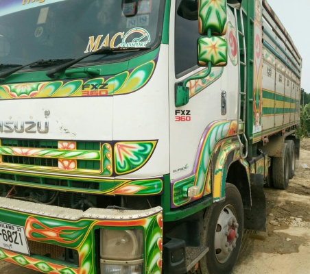 สิบล้อ ออีซูชุ 360โฉมปี53.จด.ปี55 แม่ลูก3คาน ดั้มมีเนียม สภาพดีสวยบางเดิมพร้อมใช้ ทะเบียนพร้อมโอน