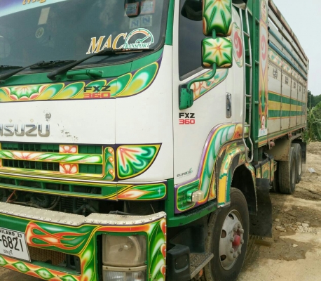 สิบล้อ ออีซูชุ 360โฉมปี53.จด.ปี55 แม่ลูก3คาน ดั้มมีเนียม สภาพดีสวยบางเดิมพร้อมใช้ ทะเบียนพร้อมโอน