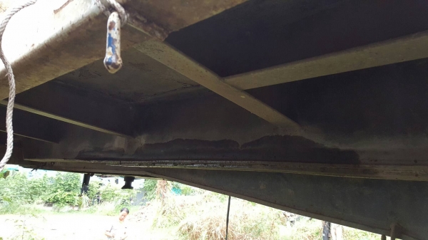 ขาย หางเทนเลอร์ดั้ม 3 เพลา ยาว 7.50 เมตร อู่ PANUS คัสซีสวย ช่วงล่างดี ยางเต็ม ทะเบียนพร้อมโอน