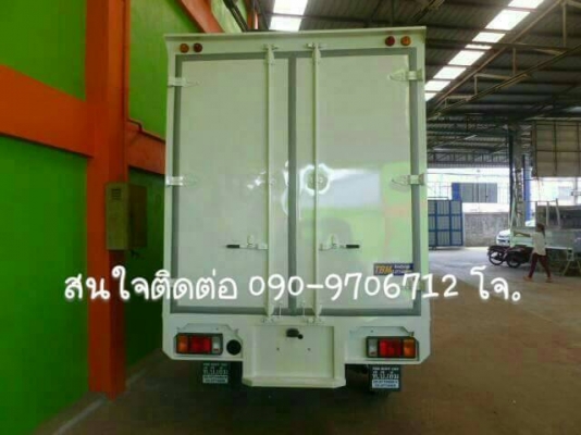 รถบรรทุก ISUZU NLR  4 ล้อเล็ก 130 แรงม้า ต่อตู้อลูมิเนียมน้ำหนักเบา