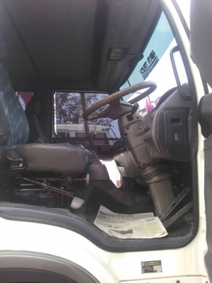 ขายรถล่องเพลาเดียว HINO FL1J เครื่อง JO8C-210 แรง ปี 42 กระบะต่อใหม่ไม่ดัมพ์ ยาง 80\% แอร์ ทะเบียนพร้อม