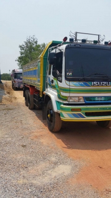 ขายรถบรรทุกดัมพ์ ISUZU DECA เครื่อง turbo inter -230 แรง ปี 42 กระบะดัมพ์มิเนียม รถสวยพร้อมใช้งาน