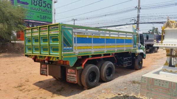 ขายรถบรรทุกดัมพ์ ISUZU DECA เครื่อง turbo inter -230 แรง ปี 42 กระบะดัมพ์มิเนียม รถสวยพร้อมใช้งาน