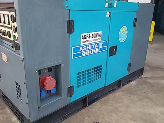 ขายเครื่องปั่นไฟ30kva พร้อมใช้งานพร้อมตู้เก็บเสียง