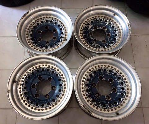 ขายล้อหยดน้ำ RAGUNA 2 ชิ้นแท้ 15x7 ออฟ0 6 รูกระบะ ถูกๆประมูลญี่ปุ่น ต้องการ : sale