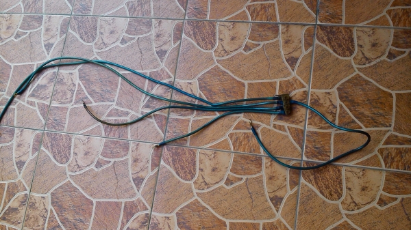 สายกราวน์วายญี่ปุ่นสีเขียว 5จุด