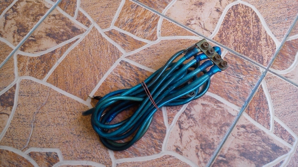 สายกราวน์วายญี่ปุ่นสีเขียว 5จุด