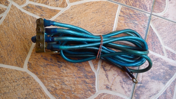 สายกราวน์วายญี่ปุ่นสีเขียว 5จุด