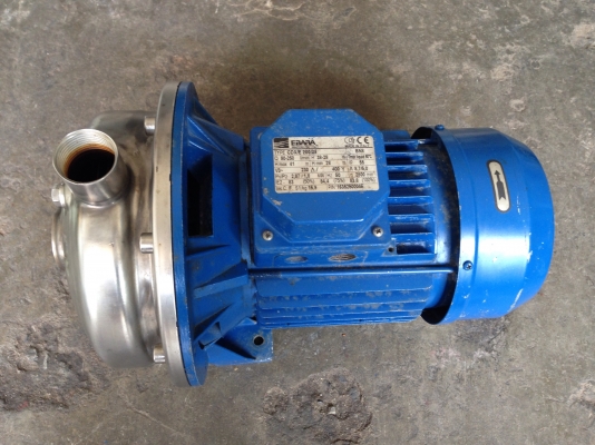 ขายปั้มน้ำหอยโข่งหัวปั้มสแตนเลส Ebara 2.5HP. 380V สภาพสวยเดิมๆ วิ่งนิ่ม พร้อมใช้งาน