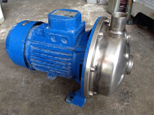 ขายปั้มน้ำหอยโข่งหัวปั้มสแตนเลส Ebara 2.5HP. 380V สภาพสวยเดิมๆ วิ่งนิ่ม พร้อมใช้งาน