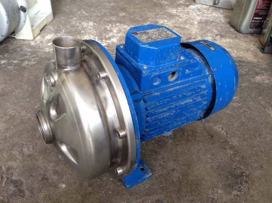 ขายปั้มน้ำหอยโข่งหัวปั้มสแตนเลส Ebara 2.5HP. 380V สภาพสวยเดิมๆ วิ่งนิ่ม พร้อมใช้งาน