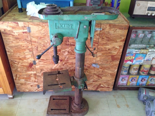 ขายแท่นสว่านเจาะ KING ตามสภาพครับ ใส่มอเตอร์ก็ใช้ได้เลย ขายถูกๆครับ