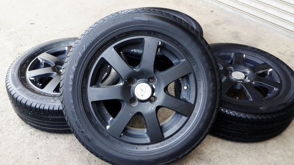 ล้อขอบ 14 4รู100 พร้อมยาง