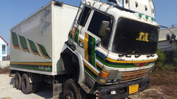 สิบล้อ ฮีโน่ FN2K 195เพาเดียว ตู้เปียกยาว6.50ม สภาพดีสวยเดิมๆพร้อมใช้ ทะเบียนพร้อมโอน