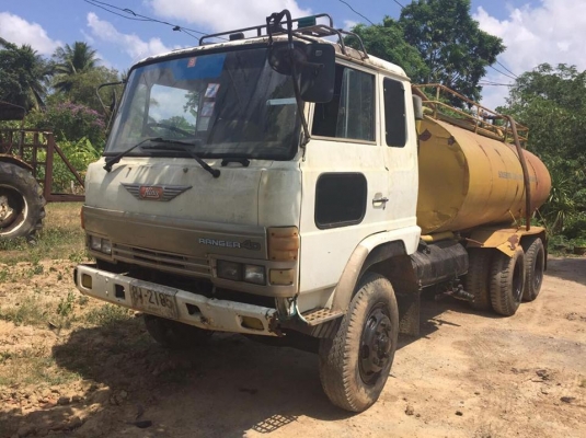 รถน้ำพร้อมใช้ HINO KT725  168 แรง ถัง 12000 ลิตร เล่มพร้อม