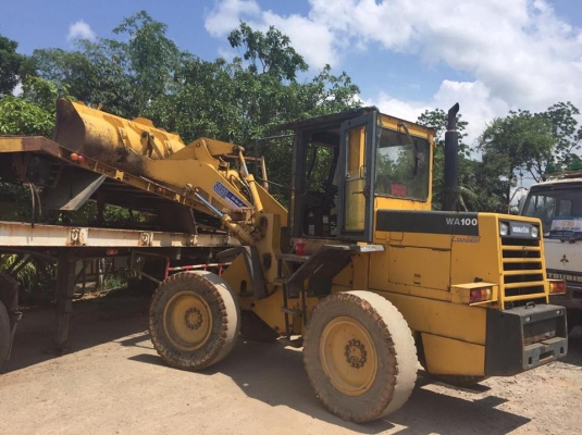 รถตักล้อยางตัน รถนอก WA100-1 เอกสารอินวอยล์