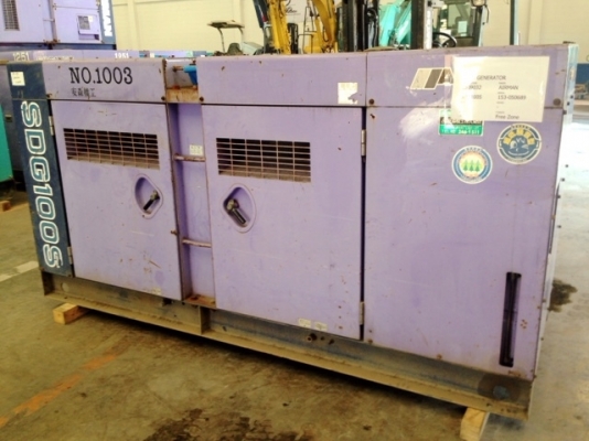 เครื่องปั่นไฟ Airman SDG100S (100kva) เครื่องนำเข้า 100\%