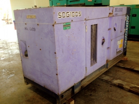 เครื่องปั่นไฟ Airman SDG100S (100kva) เครื่องนำเข้า 100\%