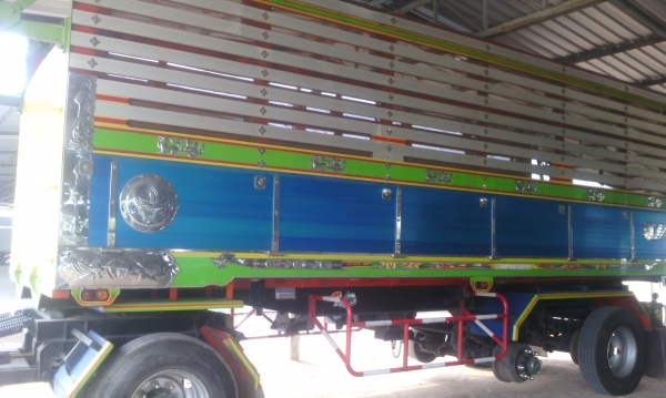 ลูกพ่วง  ลูกดั้ม สามเพลา ช่วงยาว