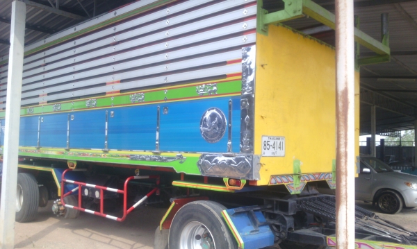 ลูกพ่วง  ลูกดั้ม สามเพลา ช่วงยาว