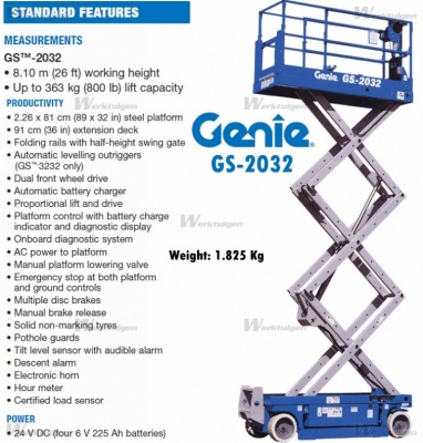 ขาย!! บูมลิฟขากรรไกร Genie GS- 2032