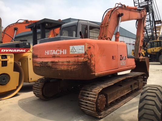 รถขุด Hitachi ZX120 #60655 Piping/ AC นำเข้าจากญี่ปุ่น  โทร. 080-6565422 (หนิง)