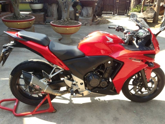 ขออนุญาตขายมอร์ไซด์บิ๊กไบท์ HONDA CBR500RA รุ่น 2012 สภาพสวยเหมือนรถใหม่  ใช้งานน้อย ระยะไมล์แค่ 973 กิโลเมตร