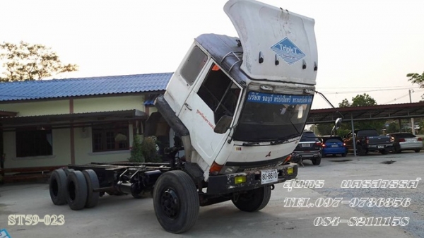 ขายด่วน รถบรรทุก 10 ล้อ MITSUBISHI FUSO 527MA / 190 แรง 2 เพลา (หัวคัซซี) พร้อมใช้งาน ราคาสุดคุ้ม