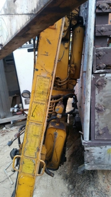 ขาย เครนพับ เฮี๊ยบ สลิง ติดหลังคารถบรรทุก 3 ตัน TADANO TM-30ZHSL ท้องแบน ขาตั้งสูง