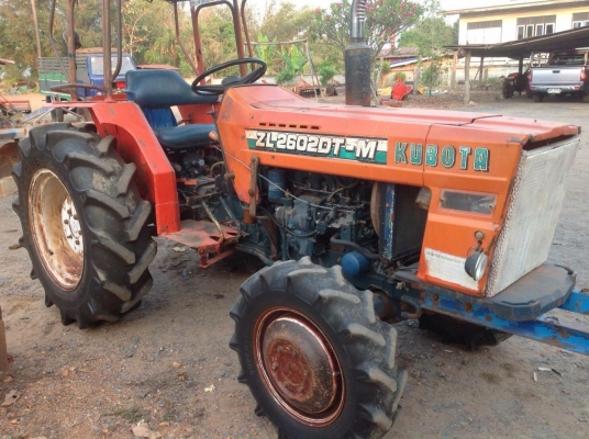 แทรกเตอร์คูโบต้า 26 แรงโฟวิล สภาพดีเดิมๆทั้งคันแถมโรตารี่ให้ด้วย