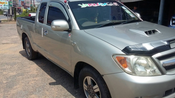 Toyota Hilux Vigo Extra Cab 2.5 D4D (E) สีเทา ปี 2006