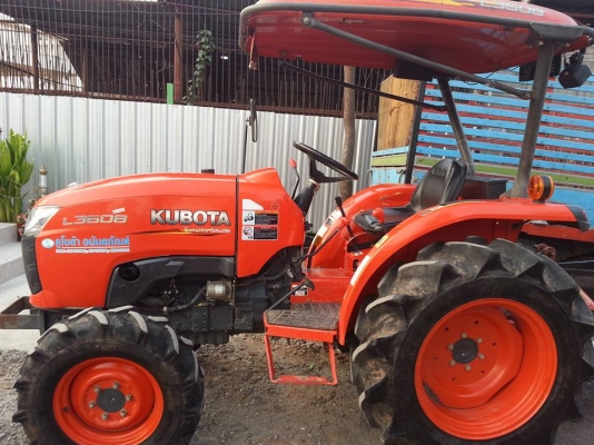 คูโบต้า L3608 4 WD พร้อมผาน 5 ตราช้าง ทำงาน 637 ชั่วโมง เอกสารเล่มทะเบียนครบ