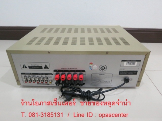 แอมป์ 5.1 ยี่ห้อ SOKEN รุ่น DAV-608 สภาพใหม่ ใช้ได้ปกติทุกอย่าง