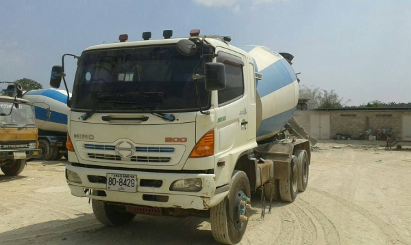 ขาย 2,250,000รถโม่ปูน HINO MEGA 2 เพลา เครื่อง AO9C 330 แรง ปี 54รถสวยพร้อมใช้เอกสารพร้อมโอน 090-772-3710 090-772-3708