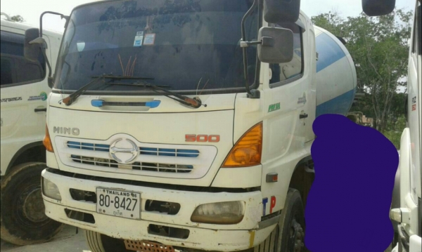 ขาย 2,250,000รถโม่ปูน HINO MEGA 2 เพลา เครื่อง AO9C 330 แรง ปี 54รถสวยพร้อมใช้เอกสารพร้อมโอน 090-772-3710 090-772-3708