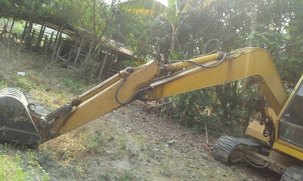 ขายรถแบคโฮ CAT E70 สวยพร้อมใช้แอร์เย็นเอกสารใบสัญญาซื้อขาย