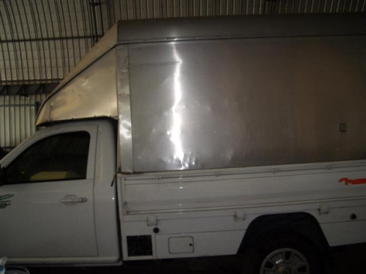 TATA SINGLE 2.2 SUPER CNGกระบะบรรทุกพร้อมหลังคา เสริมแหนบแล้ว สภาพเยี่ยม