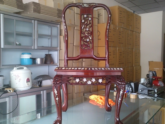 ขายโต๊ะอาหาร 8 ที่ไม้ฝังมุกไฟ สวยมากๆ